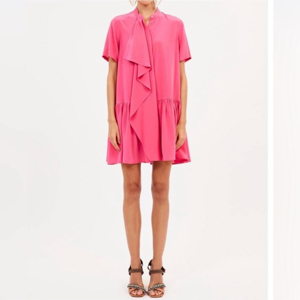 ULLA JOHNSON adalyn dress in fuchsia Sz 4